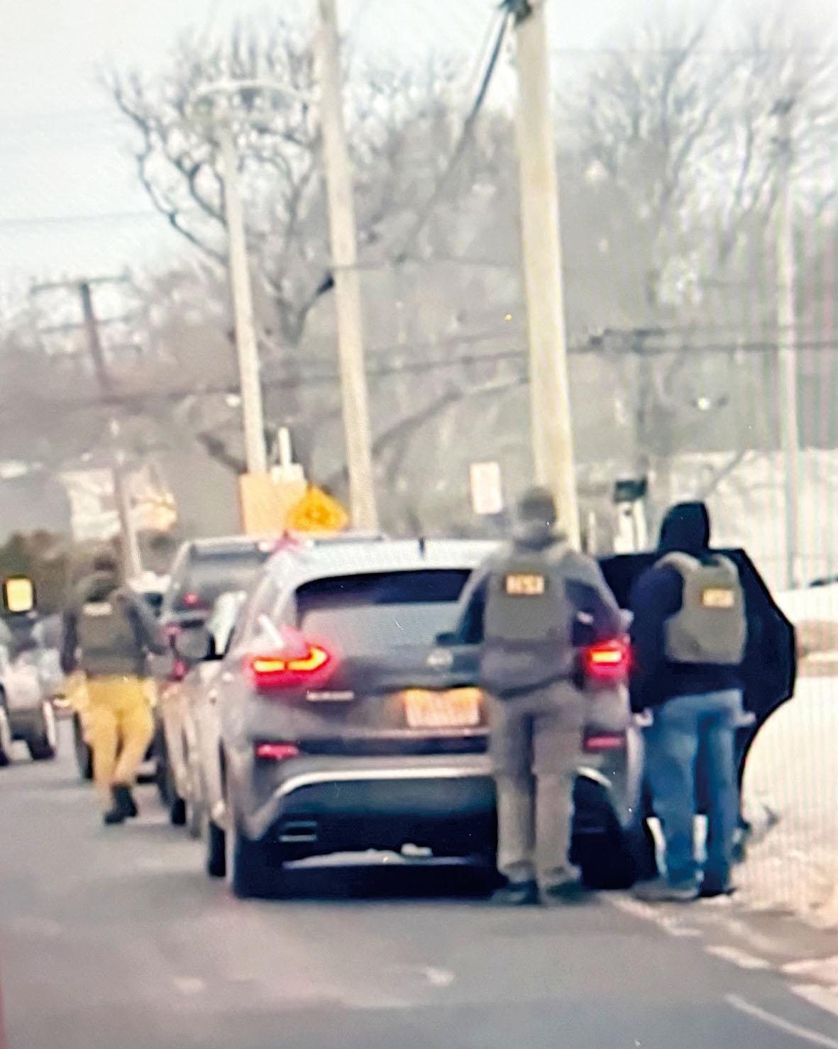 美國移民及海關執法局在長島蘇福縣格林波特進行了一次行動。