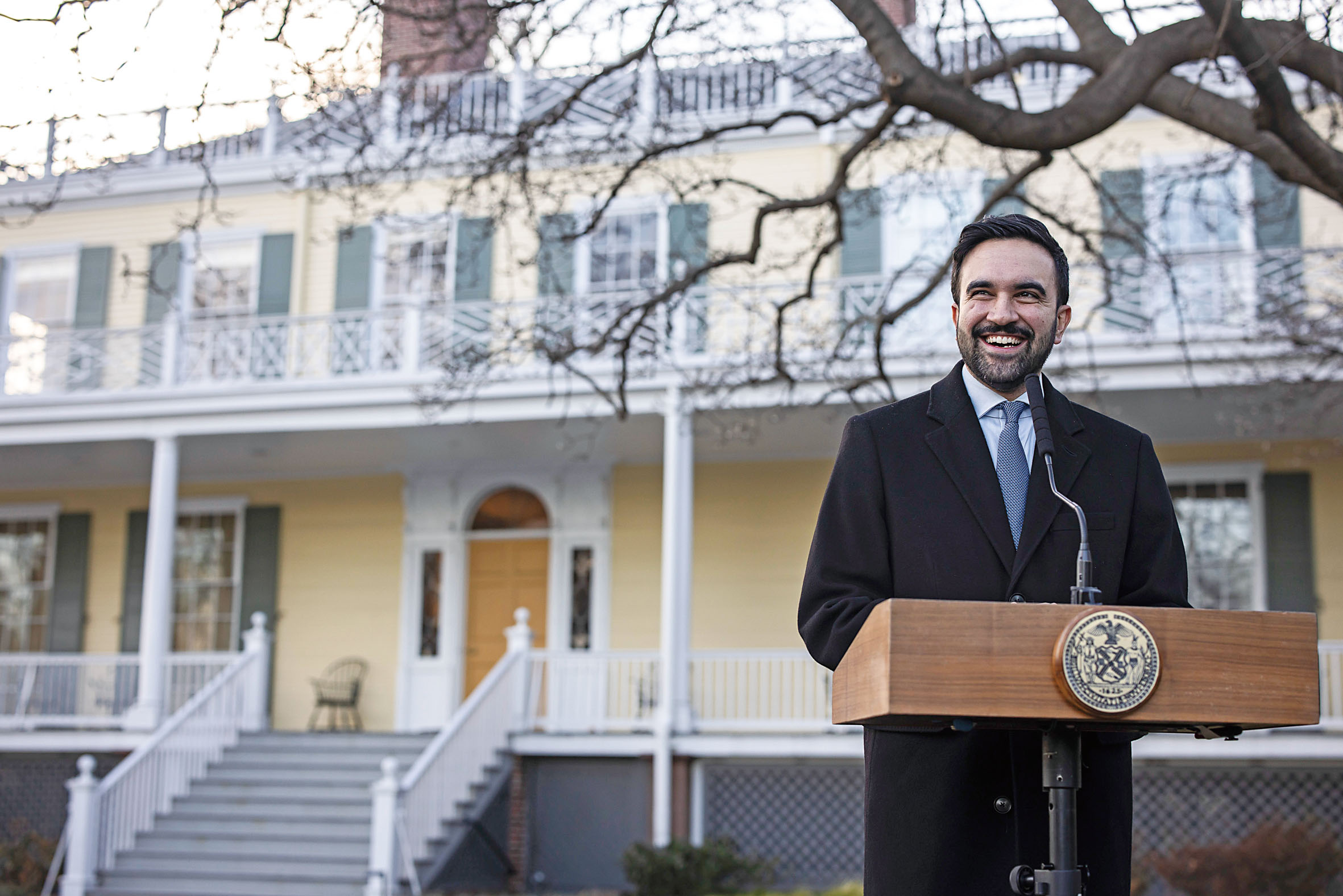 這一場大風雪被視為馬姆達尼上任首月面臨的最大考驗。 Dave Sanders/紐約時報