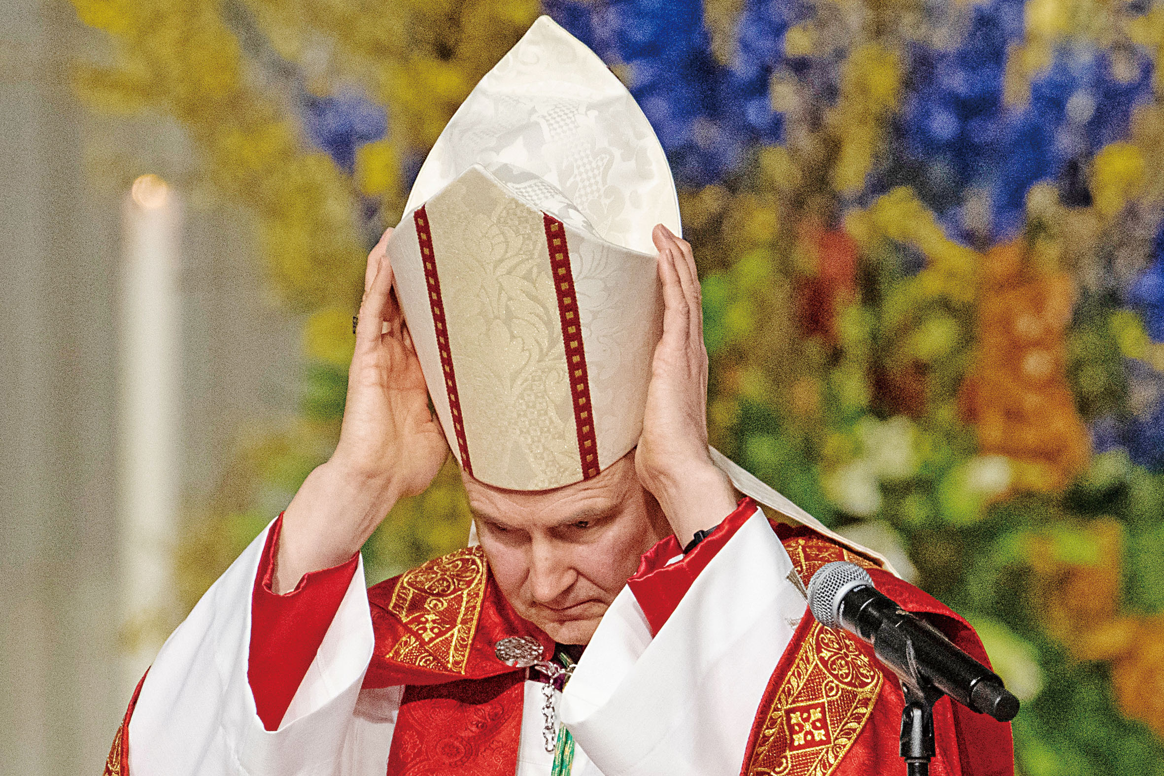 紐約總教區新任大主教希克斯上周舉行就職典禮。 美聯社