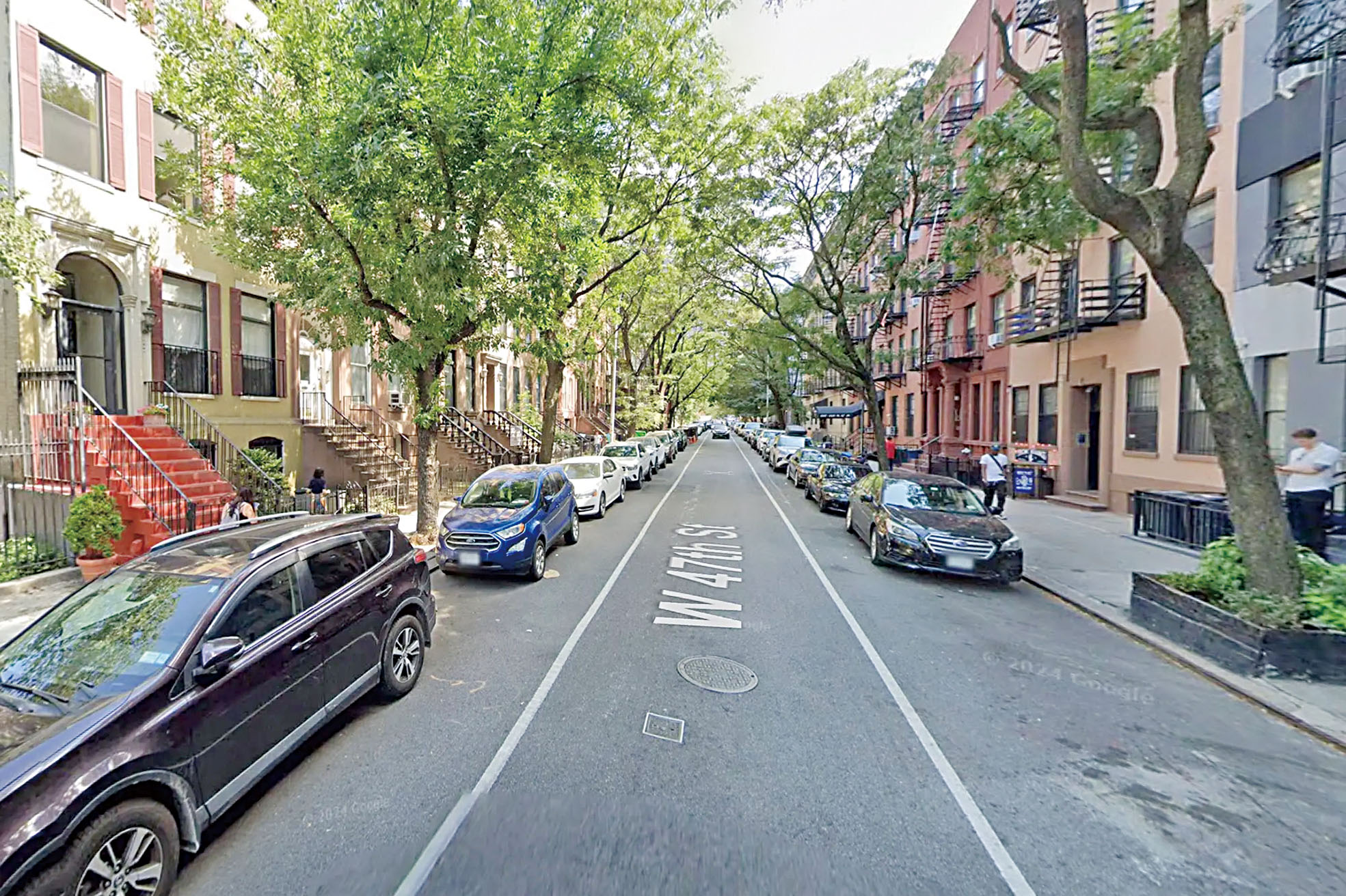 移民搶劫團夥在曼哈頓持械行劫時被捕。谷歌地圖