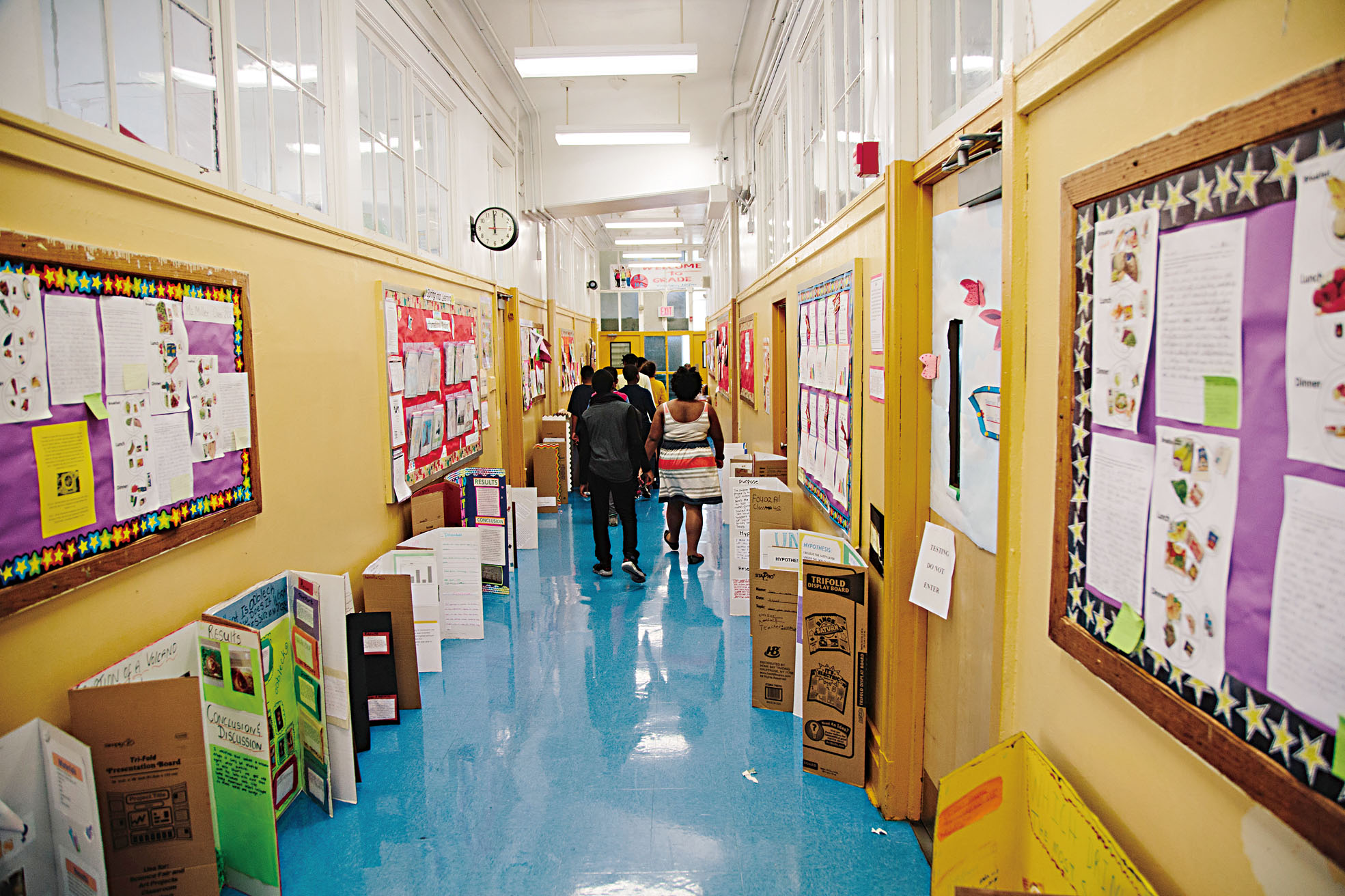 州法規定紐約市公校班級人數需降至25人或以下，合規期限僅剩兩年。    Elizabeth D. Herman/紐約時報