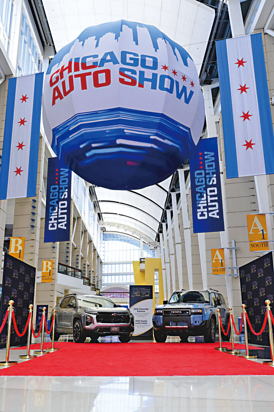 伊州州務卿辦公室在2026年芝加哥汽車展期間,提供全方位的服務,包括申請真實身份證等服務。