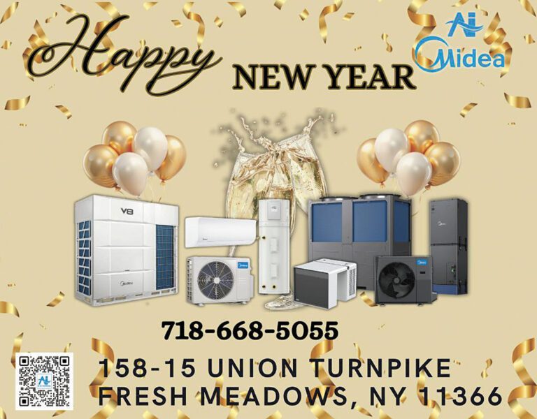 迎新春，啟新程。 美的空調（AI Midea）AI Global系列高效冷暖空調，包括家用、輕商及商業應用。憑藉領先的AI智能技術與卓越的耐用品質，美的空調已贏得全球市場的高度認可。他們承諾提供長達12年的品質保障，以誠信守護每一度舒適，讓客戶選擇更安心，使用更省心。