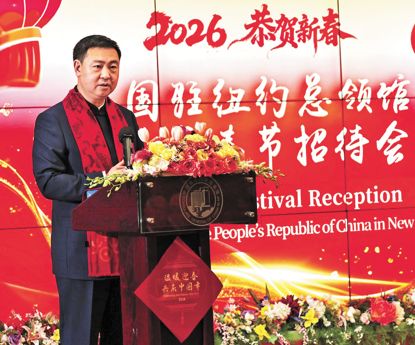 陳立致詞。      主辦方提供