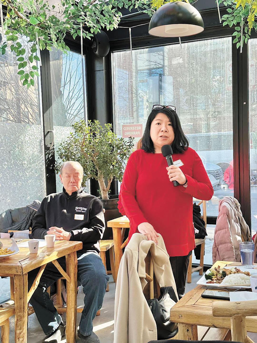 11區區長李惠華稱3月1日下午1時在永活街的新春遊行，活動芝市府、市警察、11區辦公室的鼎力支持。 梁敏育攝