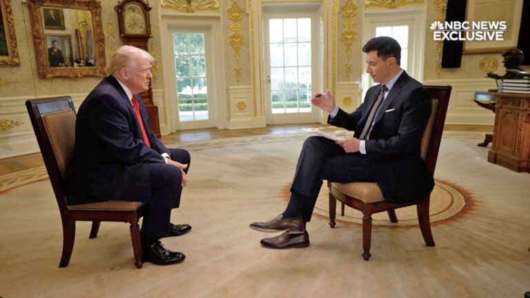 總統特朗普4日接受NBC新聞專訪時表示，在聯邦探員上月於明尼阿波利斯槍殺兩名美國公民後，他認為政府在移民執法行動中或許可以採取「較為溫和的方式」。 電視截圖