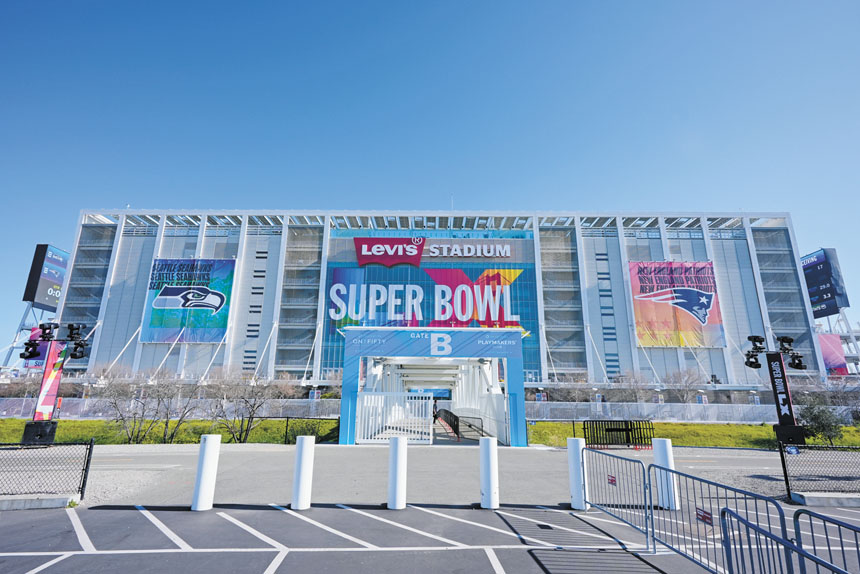 超級盃周日在利維球場舉行。美聯社資料圖