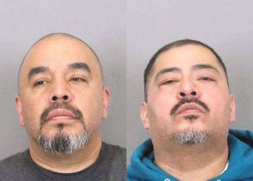 何塞.佛洛雷斯（左）和約翰.佛洛雷斯已收押於聖他克拉縣立監獄。