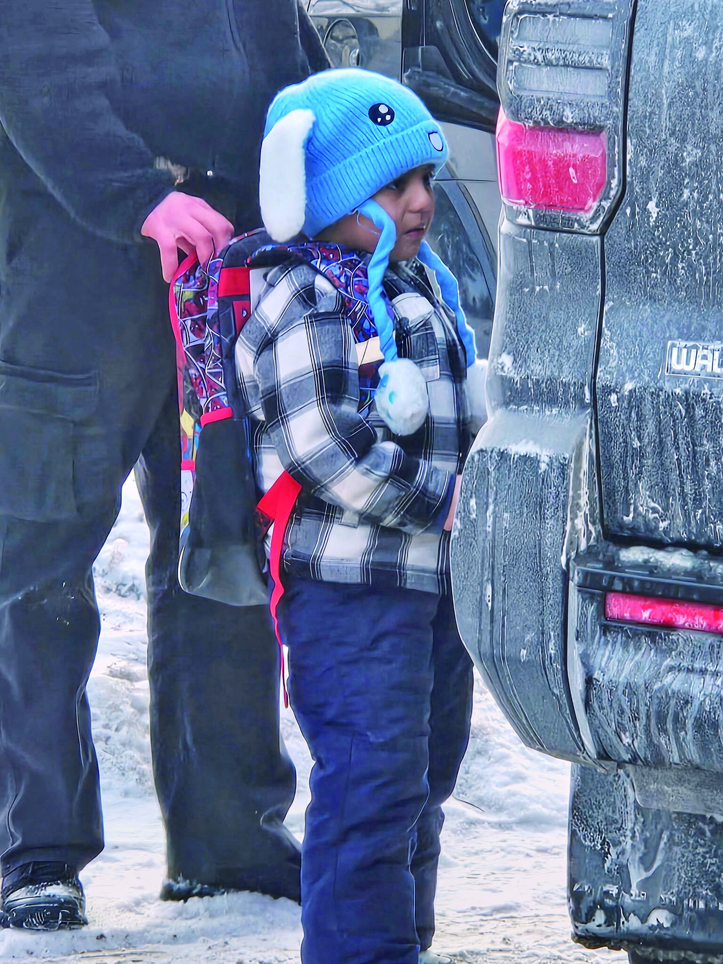 5歲的拉莫斯日前被帶走羈押，引起廣泛關注。Ali Daniels/美聯社