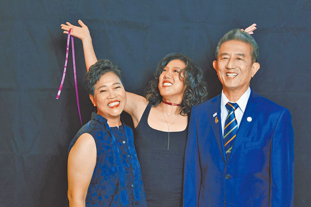 李竺芯跟父母感情深厚。網上圖片