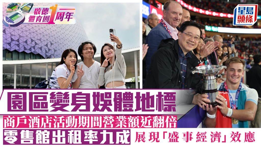 啟德體育園啟用一周年 盛事經濟效應顯著 商戶酒店營業額倍增