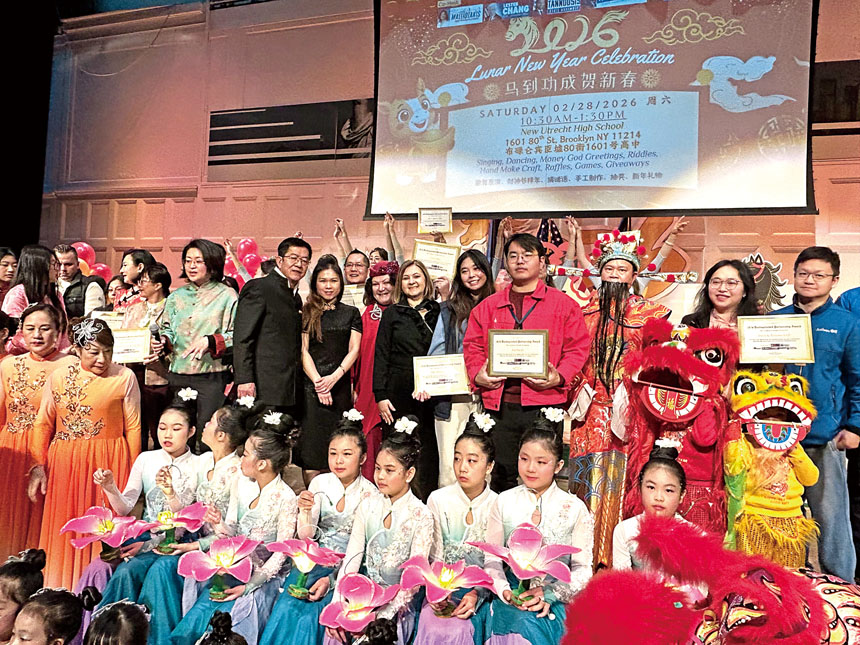 部分出席28日活動嘉賓合影。 華人健康協會提供