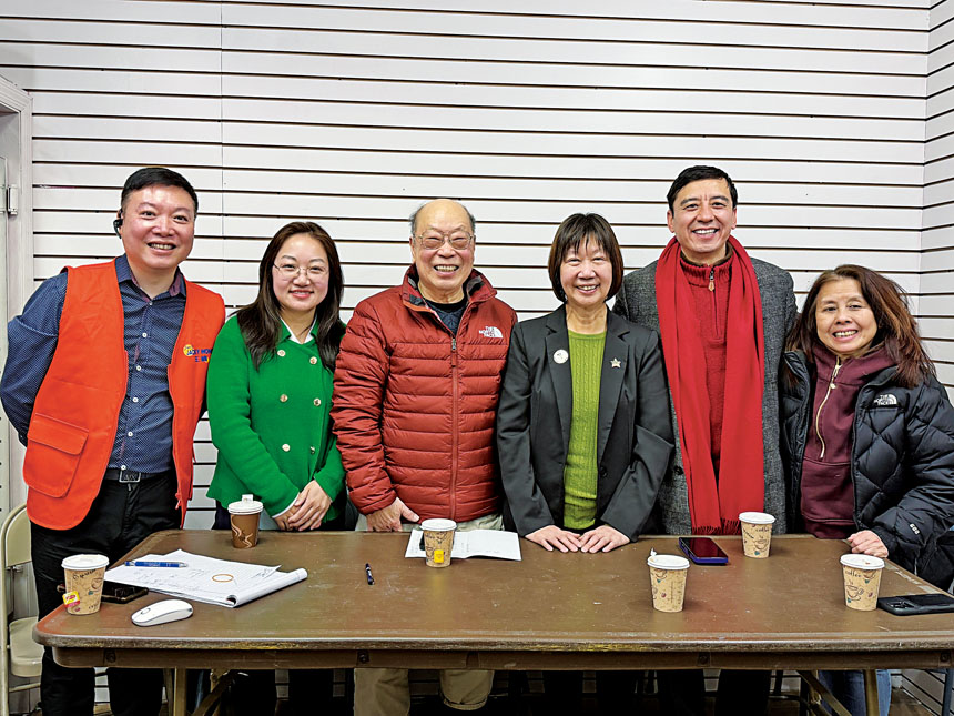 6位華人區領袖首次共同呼籲大家註冊做選民，積極參與投票。