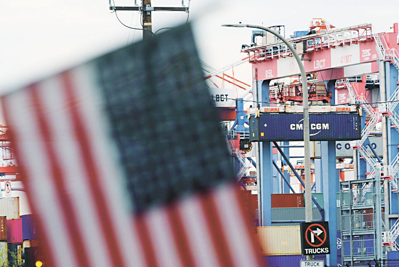 最高法院駁回特朗普的關稅政策。美聯社