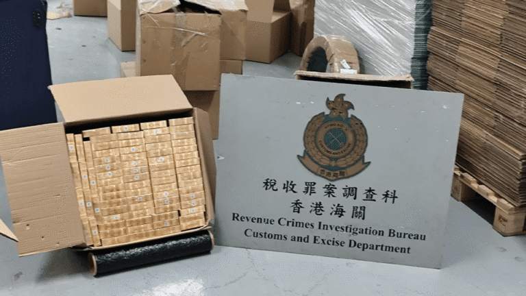 海關屯門搗破工廈私煙倉庫 檢獲市值675萬元未完稅香煙拘6人