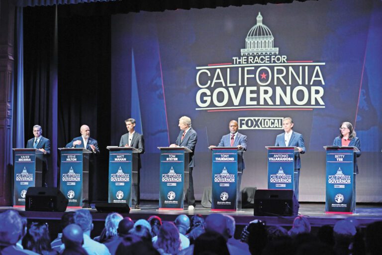 民主黨州長候選人眾多，各界關注會否分薄選票令共和黨人漁翁得利。美聯社資料圖片