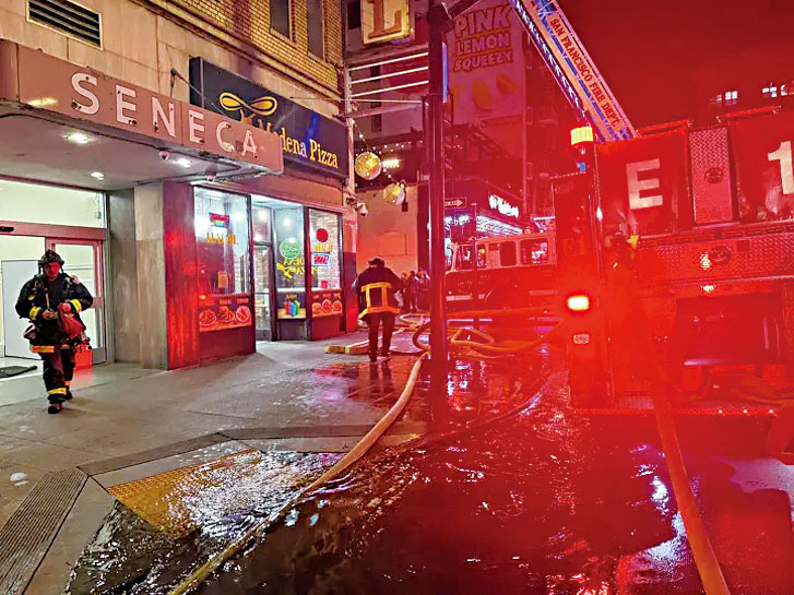 三藩市田德隆區一棟散房公寓發生火警。三藩市消防局