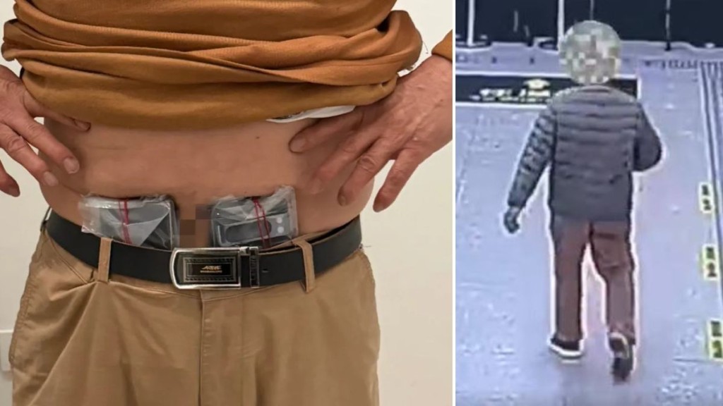 皇崗海關查獲旅客綁藏12部舊手機入境