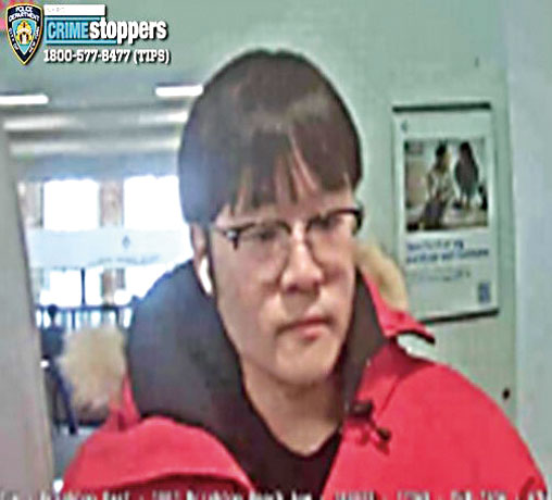 涉嫌盜款的華裔青年。