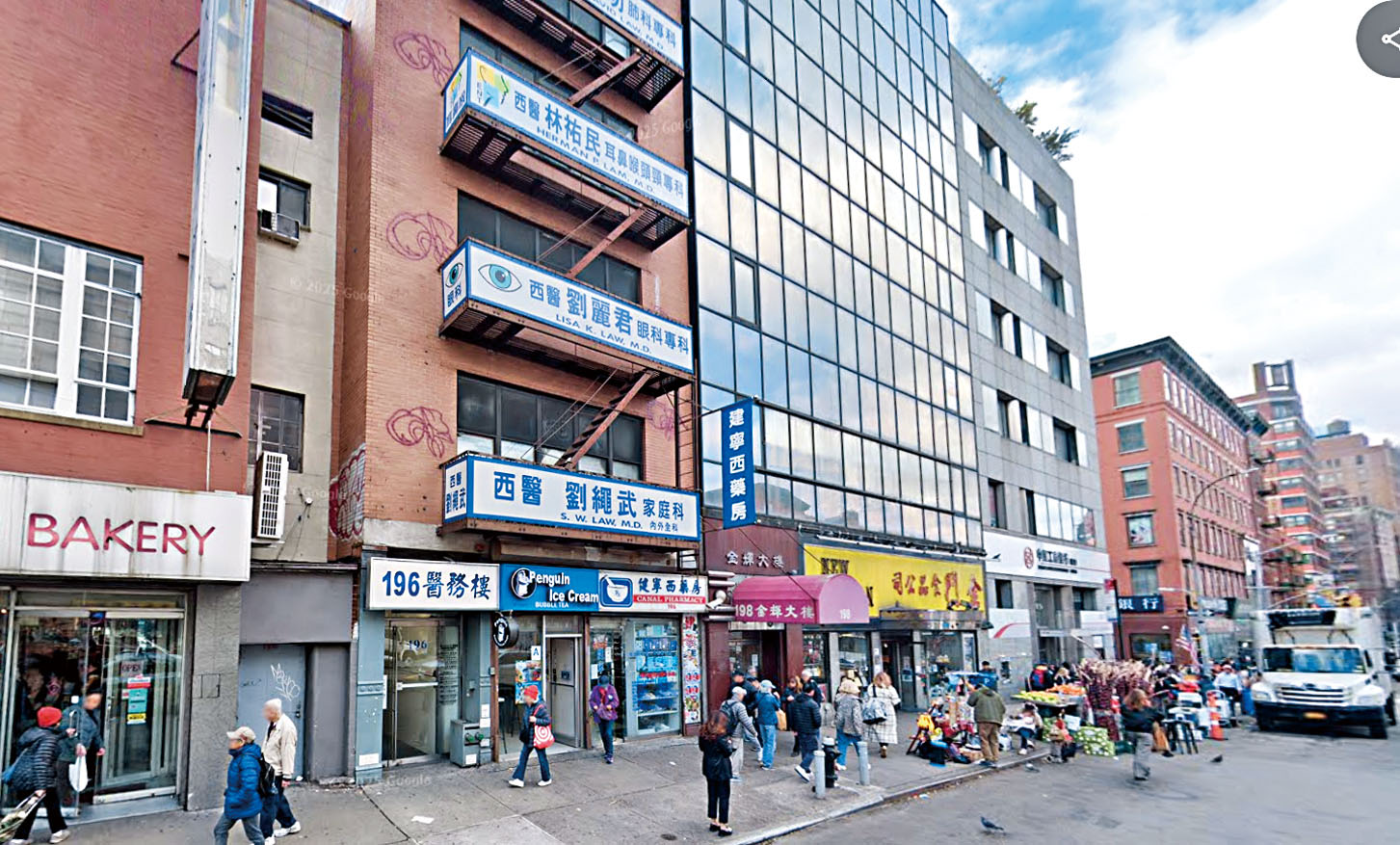 華埠本周再有小商家遭遇暴力搶劫。谷歌地圖