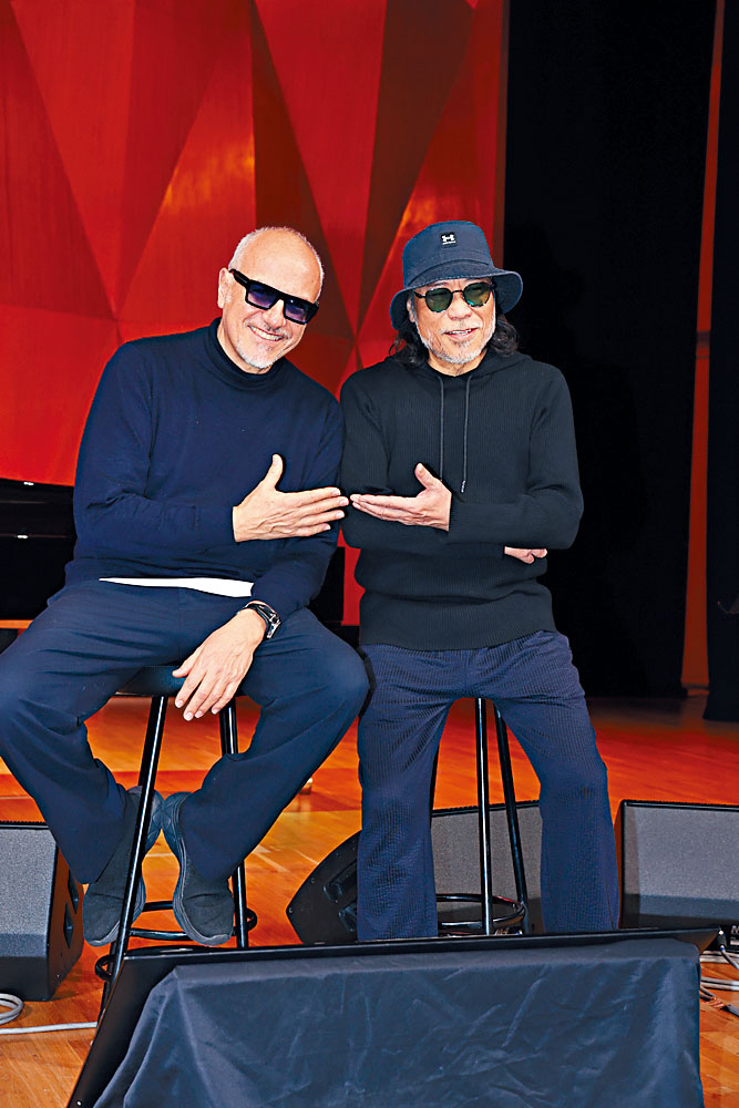 夏韶聲與鋼琴家Danilo Rea攜手開音樂會。