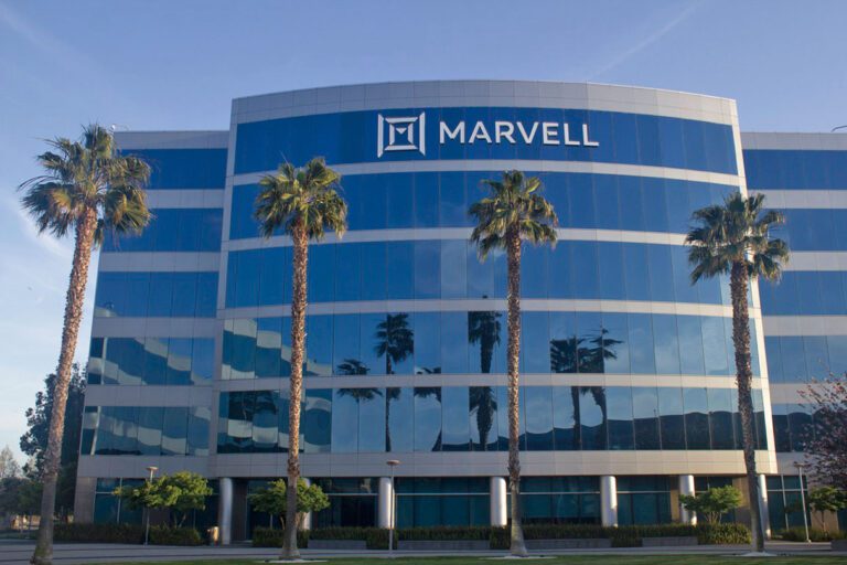 芯片公司邁威爾科技近日公布優於市場預期的財報並給出強勁展望，公司股價大漲。資料圖片