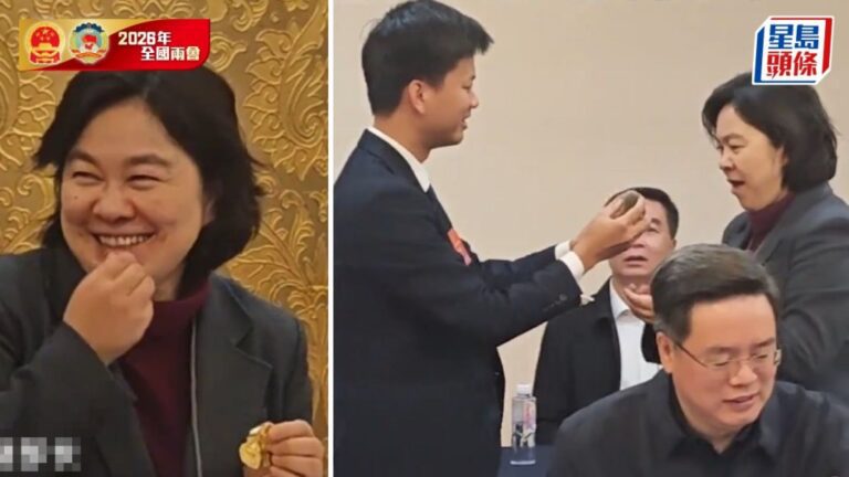 兩會期間華春瑩試用化橘紅 讚其潤喉功效顯著