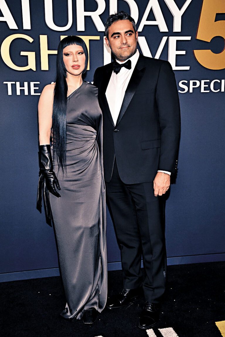 ■Gaga出現於Bruno Mars的網上節目，自爆將與Michael（右）結婚。 資料圖片