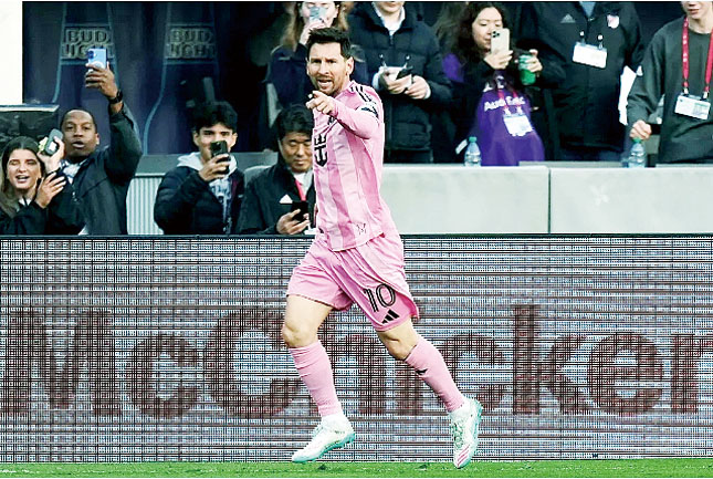 38歲美斯不言退，率隊2：1取兩連勝。網上圖片