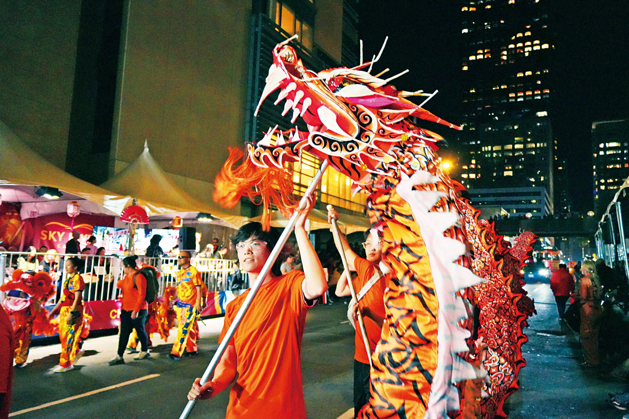 華獅匯演。記者黃偉江攝