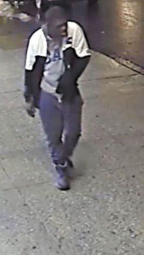 圖為涉案男嫌。NYPD