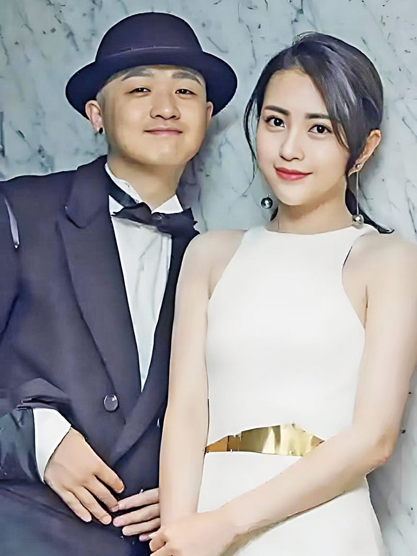 包文婧（右）與包貝爾碰巧同姓。網上圖片