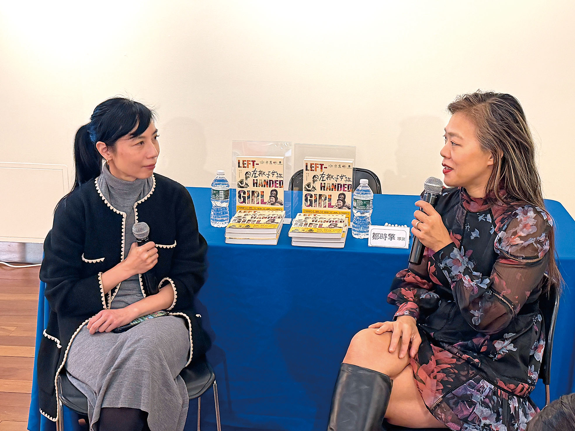 《左撇子女孩》導演鄒時擎分享個人心路歷程與拍攝該電影的發想。