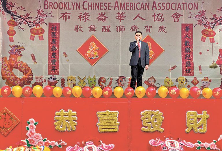 麥保羅(發言者)致辭。張之銘攝