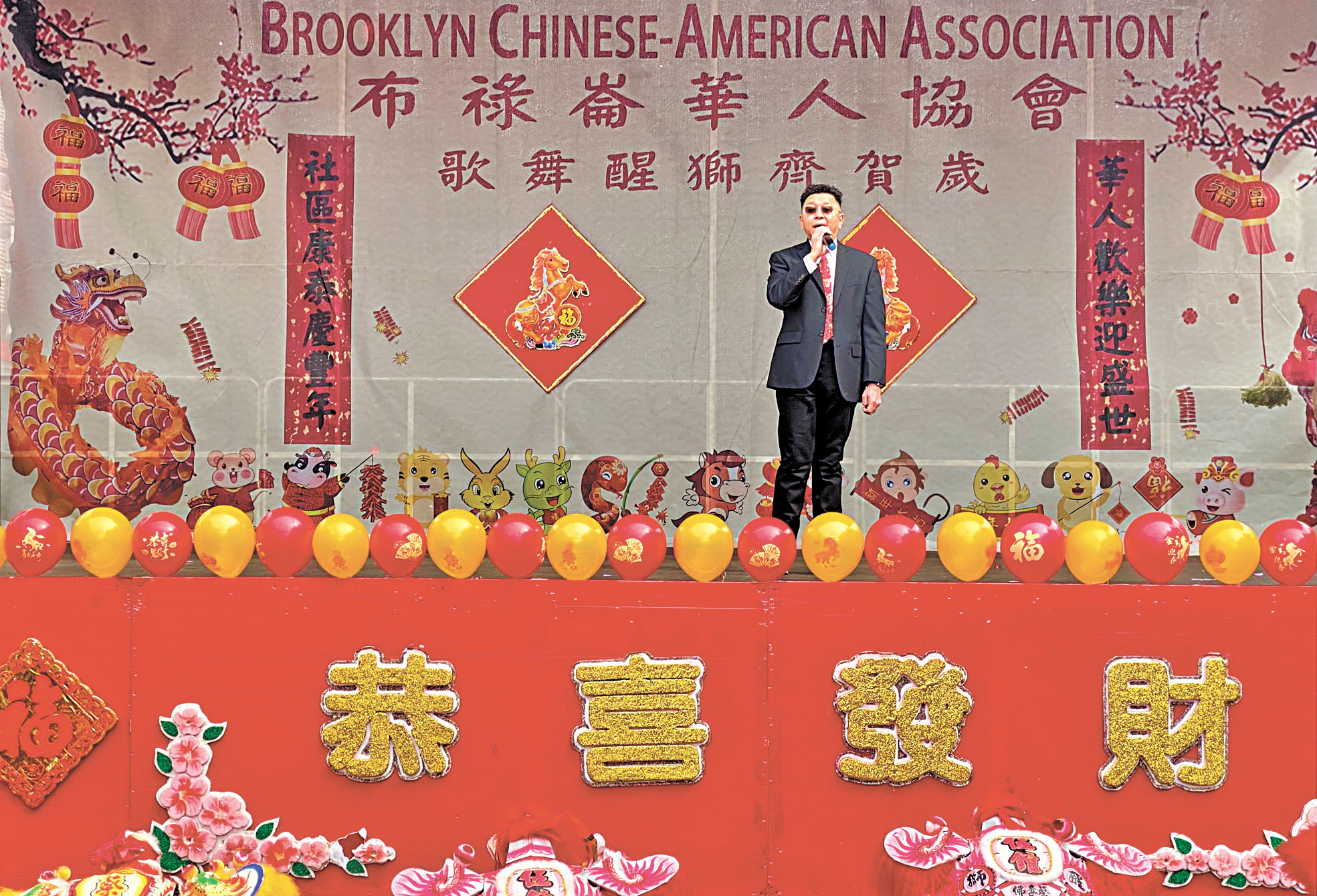 麥保羅(發言者)致辭。張之銘攝