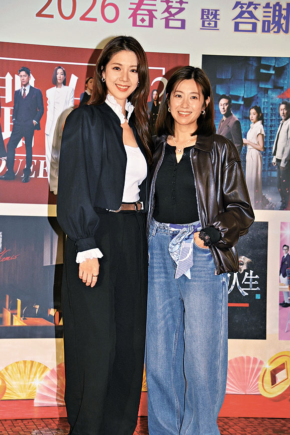 陳自瑤大方回應囡囡感情事；陳曉華就搞笑講緋聞男友朱敏瀚的傷勢。