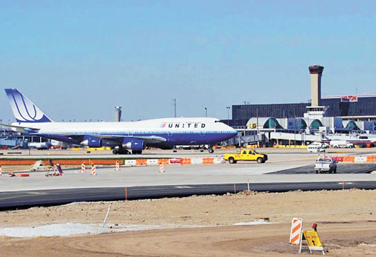 芝加哥奧黑爾機場。美聯社