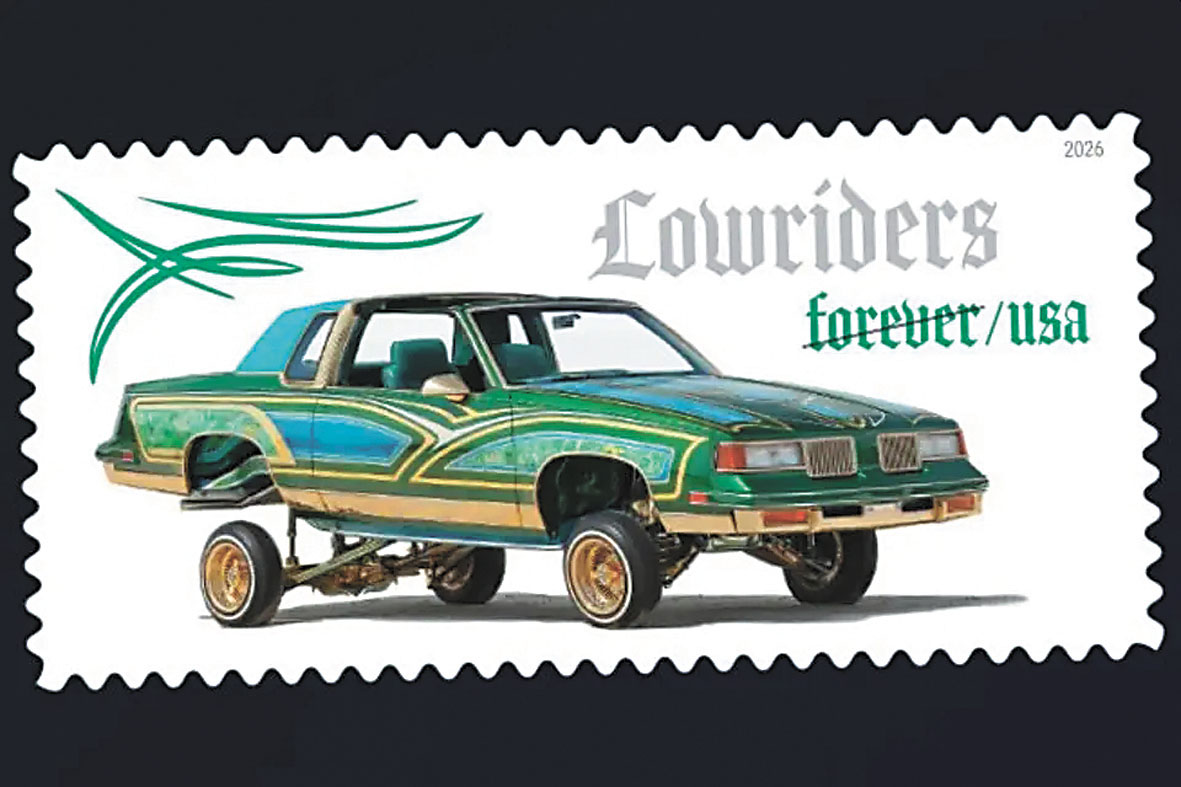 新郵票以低底盤汽車為主題。美國郵政總署