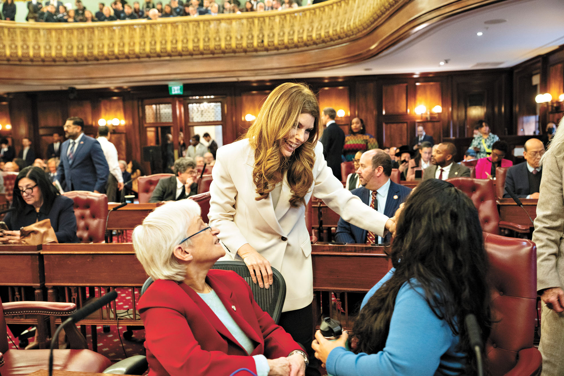 朱曼寧先前強烈反對議員直接表決加薪。James Estrin /紐約時報