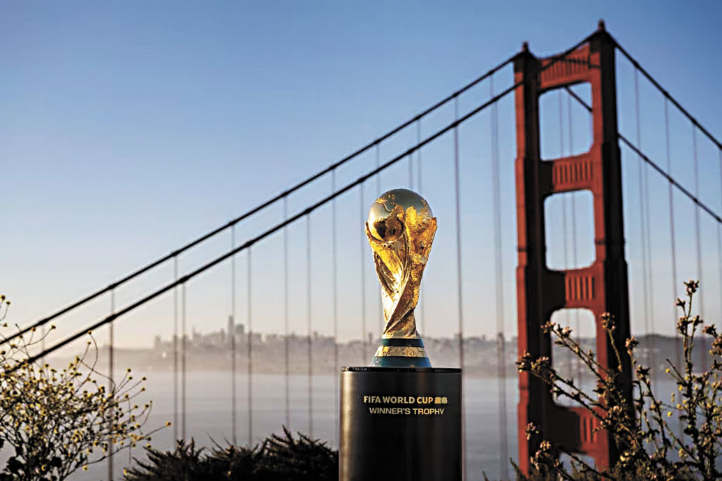 今夏世界盃將在灣區舉行6場比賽。FIFA官網