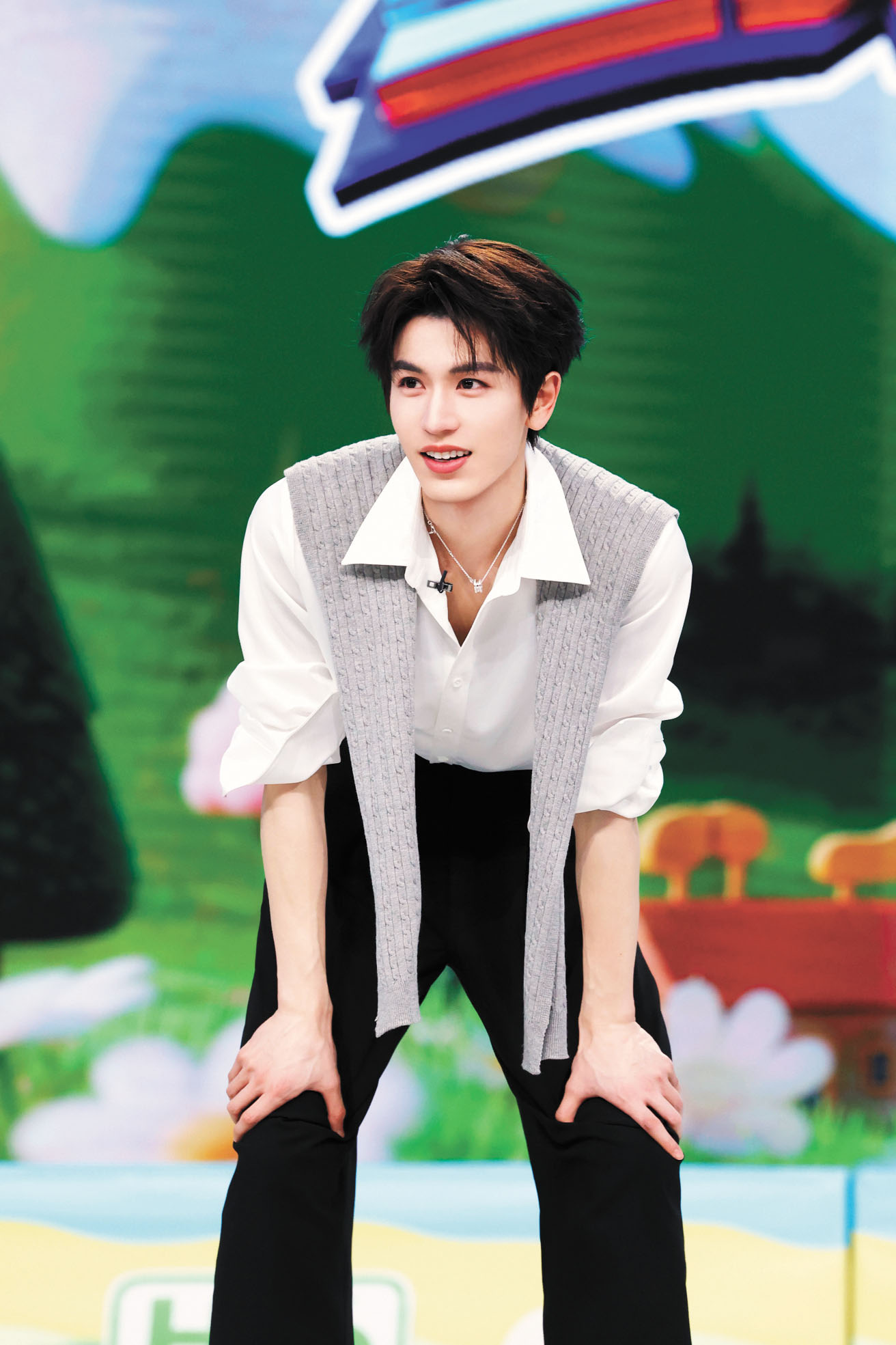 張凌赫在節目上說錯話。網上圖片