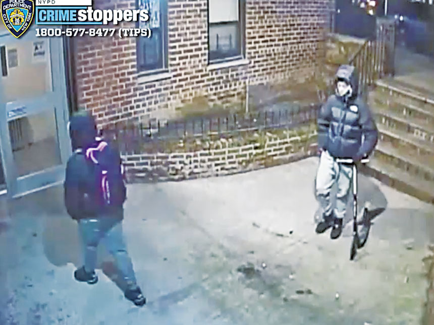 遭警通緝的兩名嫌犯。