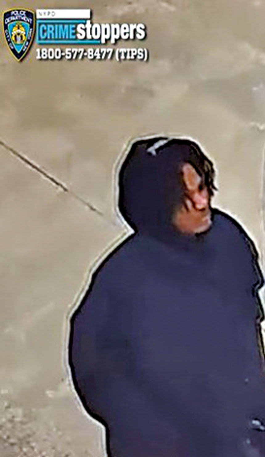 圖為其中一名涉案男嫌。 NYPD