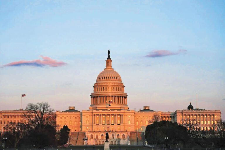 美國國會大廈。美聯社