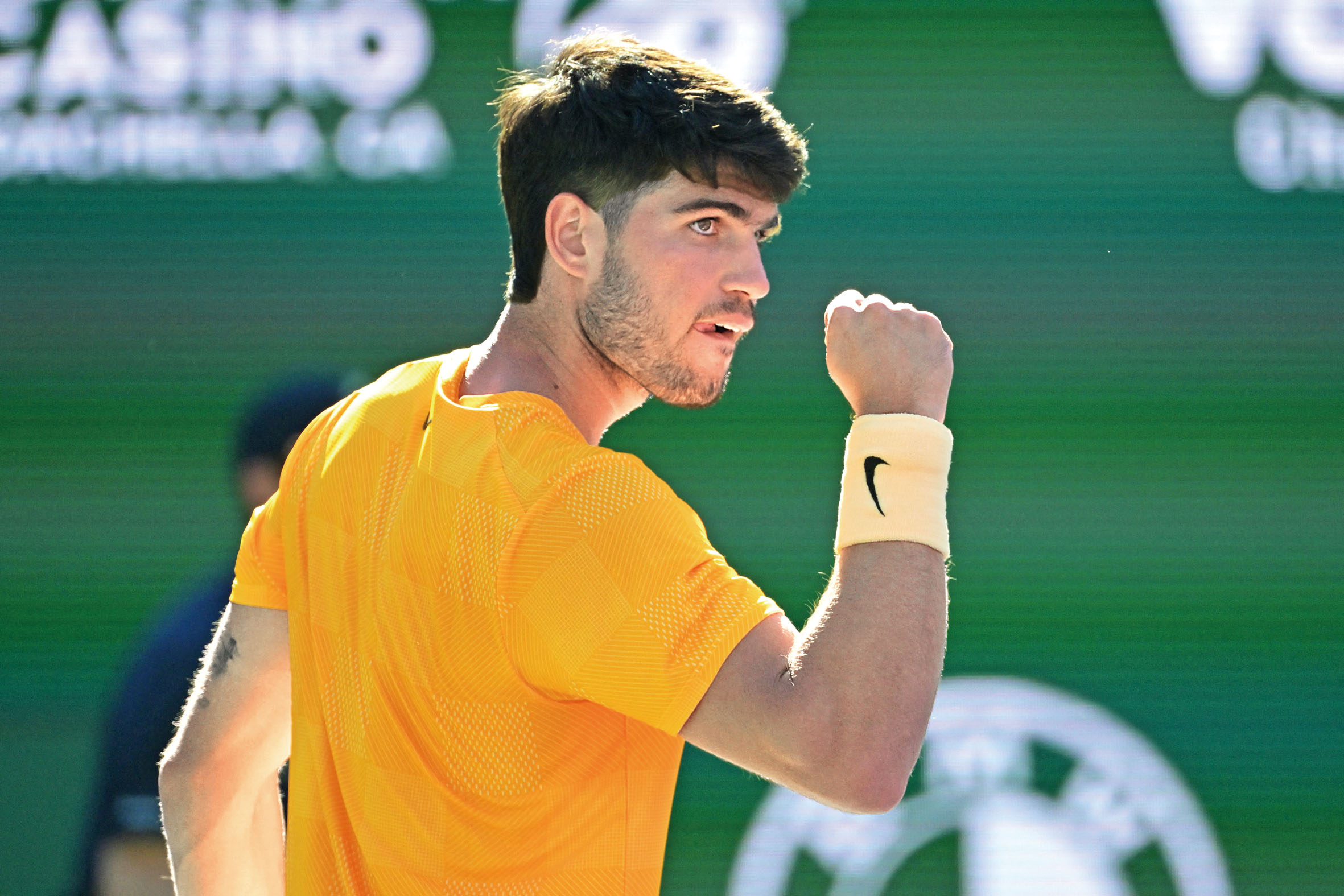 阿爾卡拉斯擊敗魯德挺進八強。路透社