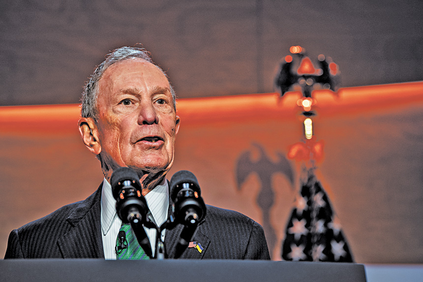 現年 84 歲的彭博在曼哈頓選區仍具極高影響力。 Haiyun Jiang/紐約時報