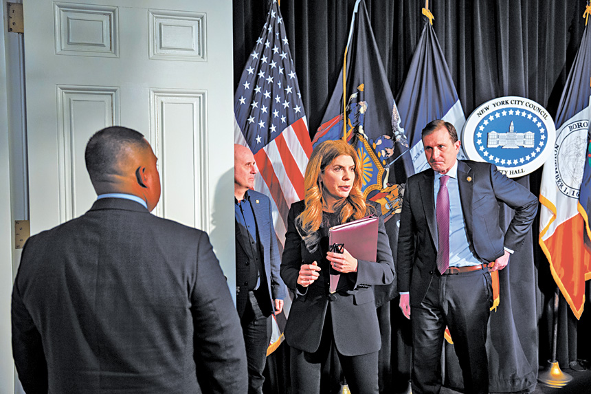 朱曼寧強調，10%已是近期多任市議長中最小的首年增幅。Vincent Alban/紐約時報