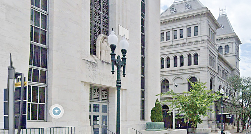 美國聯邦檢察官辦公室。 圖片來源：谷歌地圖