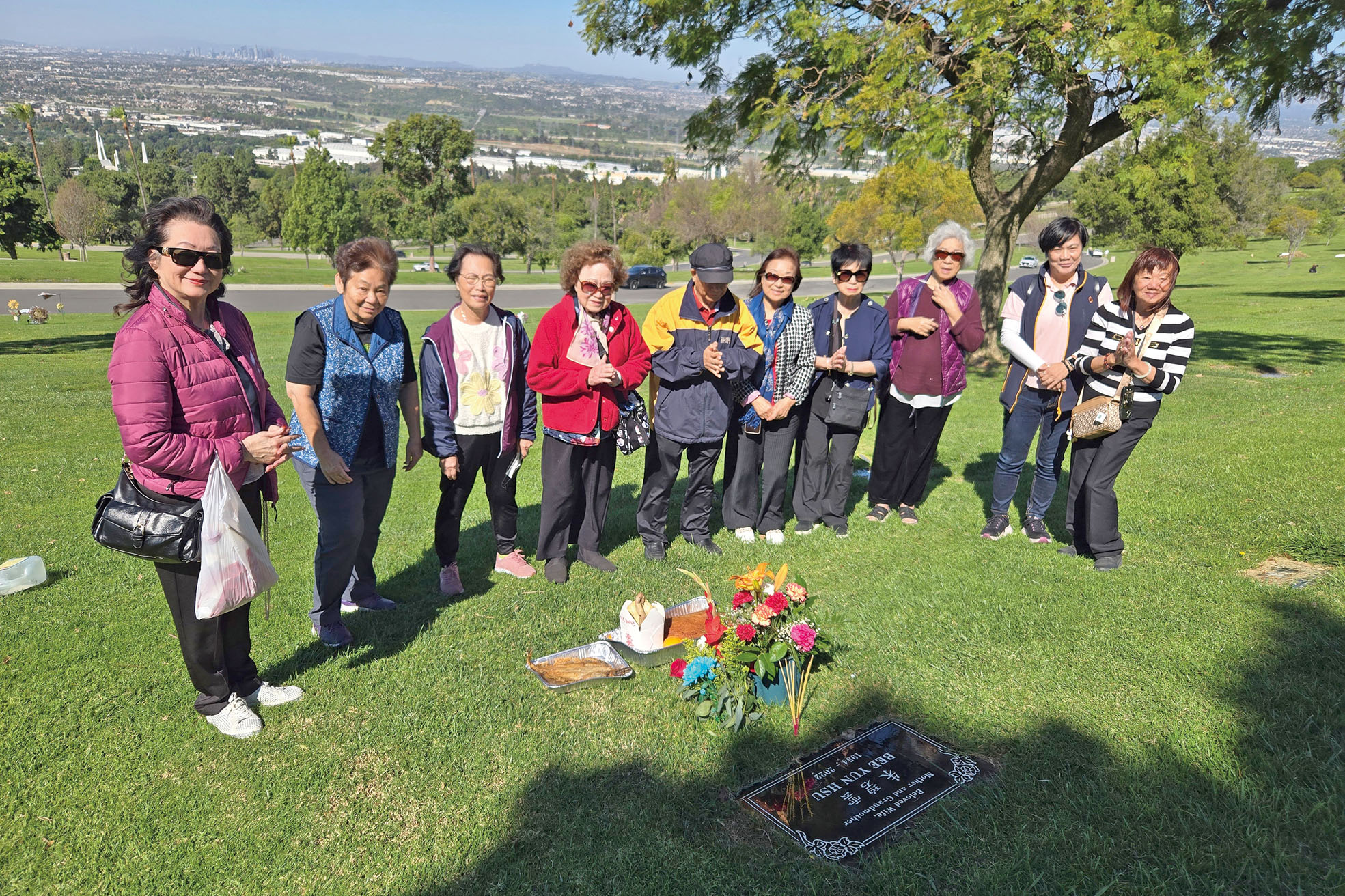 世廣會暨婦女新運會追思已故僑領。 受訪人提供