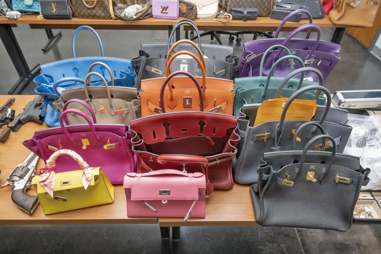 警方繳獲市價超過六百萬元的贓物。埃爾塞貢多市警察局